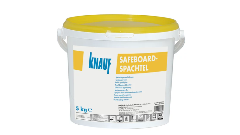 gelber Eimer, Spachtelmasse